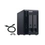 NAS QNAP TR-002, 2-bay 3.5' SATA HDD USB 3.1 Gen2 10Gbps type-C, USB-C to USB-A cable included