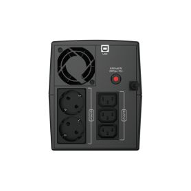 Conceptronic ZEUS 1200VA 720W UPS, IEC + schuko socket - ZEUS03EM