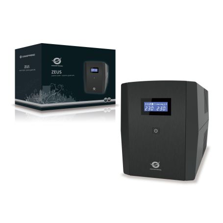 Conceptronic ZEUS 2200VA 1320W UPS, IEC + schuko socket - ZEUS04EM