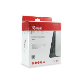 Equip USB Headset - comfortable stereo headset to use for listening to music, playing games, chatting and video conferencing