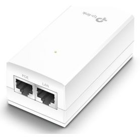 TP-LINK 24V Passive PoE Adapter, Gb Port, Data and Power Carried over The Same Cable Up to 100 Meters - TL-POE2412G