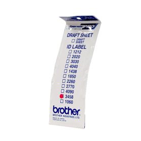Brother Etiquetas de identificação ID3458 (34X58) 1 Bolsa de 12 folhas  -