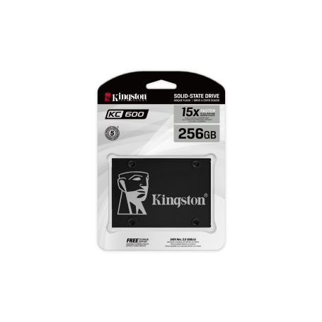 Kingston SSD 256GB KC600 SATA3 2.5'' - SKC600 256G