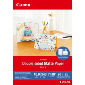 Canon MP-101D 7x10 20 - Double Matte Photo Paper 7x10 20 sheets - 4076C006