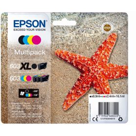 Epson MULTIPACK de 4 cores 603 XL Black STD. CMY - C13T03A94020