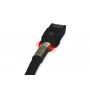 PatchSee patch cord, CAT 6a U-UTP, 10GBit Cu, PVC, AWG 24, length 2.7 m, color black, packaging unit 6 pieces