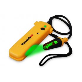 PatchSee LED light tool, green light color incl. bag, battery 3x 1.2V type AA, charger, steady light or flashing mode