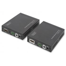 4K HDMI Extender Set, HDBaseT 70 m over network cable (Cat 6, 6a, 7), UHD 4K2K/60 Hz