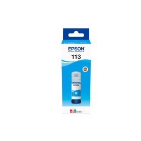Epson 113 EcoTank Pigment Cyan ink bottle - C13T06B240