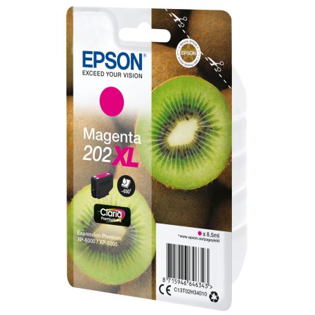 Epson Singlepack Magenta 202XL Claria Premium Ink - C13T02H34020