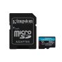 Kingston Micro SDXC 256GB Canvas Go Plus 170R A2 U3 V30 Card + ADP	 - SDCG3 256GB
