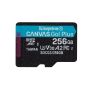 Kingston Micro SDXC 256GB Canvas Go Plus 170R A2 U3 V30 Card + ADP	 - SDCG3 256GB