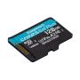 Kingston Micro SDXC 128GB Canvas Go Plus 170R A2 U3 V30 Card + ADP	 - SDCG3 128GB