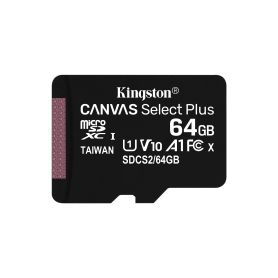 Kingston Micro SDXC 64GB Canvas Select Plus 100R A1 C10 Card - SDCS2 64GBSP