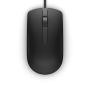 Dell MS116 -Rato -óptico -2 botões -com cabo -USB -para Inspiron 17R 7720, OptiPlex 5250, 90XX,Precision Mobile Workstation 55XX