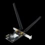Asus PCE-AX3000 - Wi-Fi 6 (802.11ax) AX3000 Dual-Band PCIe Wi-Fi Adapter - 90IG0610-MO0R10
