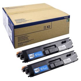 Brother Toner cian 2 unidades, 12.000 Págs. (6000 cada ud.), para MFCL9550CDWT - TN900CTWIN