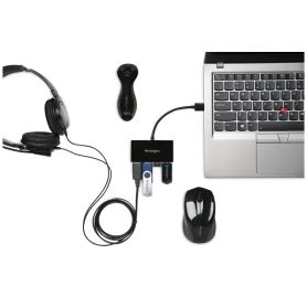 Kensington UH4000 - Hub - 4 x SuperSpeed USB 3.0 - desktop