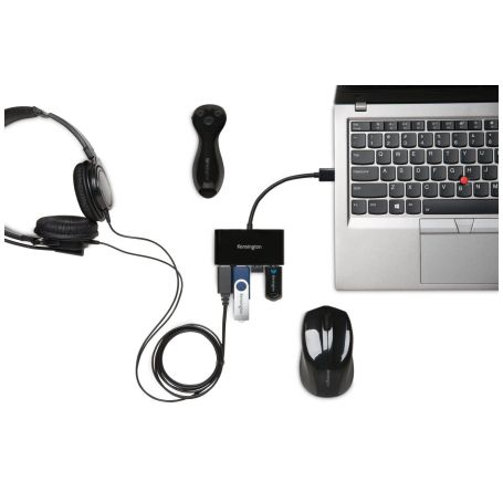 Kensington UH4000 - Hub - 4 x SuperSpeed USB 3.0 - desktop
