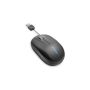 Kensington Pro Fit Retractable Mobile - Rato - óptico - 3 botões - com cabo - USB - preto