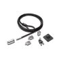 Kensington Desktop and Peripherals Standard Keyed Locking Kit 2.0 - Trancamento do cabo de segurança - 2.4 m