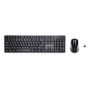 Kensington Pro Fit Low-Profile Desktop Set - Conjunto de teclado e rato - sem fios - 2.4 GHz - Espanhol - preto