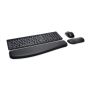 Kensington Pro Fit Low-Profile Desktop Set - Conjunto de teclado e rato - sem fios - 2.4 GHz - Espanhol - preto