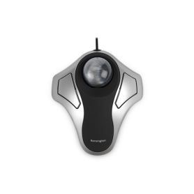Kensington Orbit Optical Trackball - Trackball - destros e canhotos - óptico - 2 botões - com cabo - USB - prata