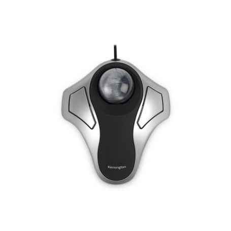 Kensington Orbit Optical Trackball - Trackball - destros e canhotos - óptico - 2 botões - com cabo - USB - prata