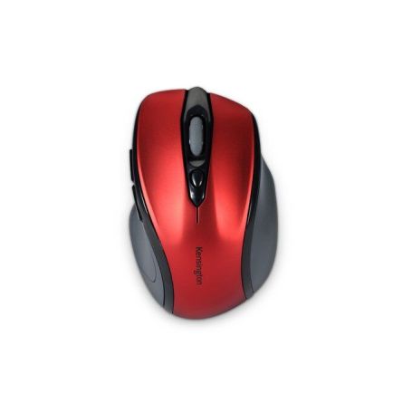 Kensington Pro Fit Mid-Size - Rato - para direita - óptico - sem fios - 2.4 GHz - receptor sem fio USB - Vermelho rubi
