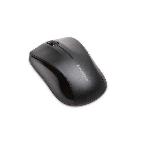 Kensington Wireless ValuMouse - Rato - destros e canhotos - óptico - 3 botões - sem fios - 2.4 GHz -receptor sem fio USB - preto