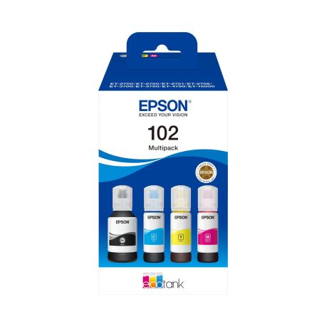Epson 102 EcoTank 4-colour Multipack (WE) - C13T03R640
