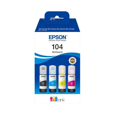 Epson 104 EcoTank 4-colour Multipack - C13T00P640