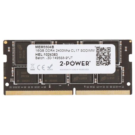 Memory soDIMM 2-Power  - 16GB DDR4 2400MHz CL17 SODIMM MEM5504B-2133