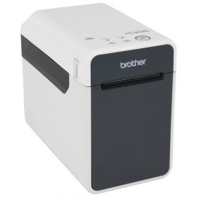 Brother TD-2120N - Velocidade de impressão de 152mm/seg (6'' por segundo), Interface USB (mini B), Série e Rede integrada -