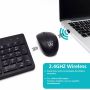 KIT TECLADO E RATO EWENT WIRELESS EW3258 PT PRETO
