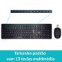 KIT TECLADO E RATO EWENT WIRELESS EW3258 PT PRETO