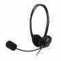 EWENT Headsets com microfone, cabo 2.1m - EW3563