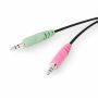 EWENT Headsets stereo com microfone e controlo de volume, jack 3.5mm - EW3562