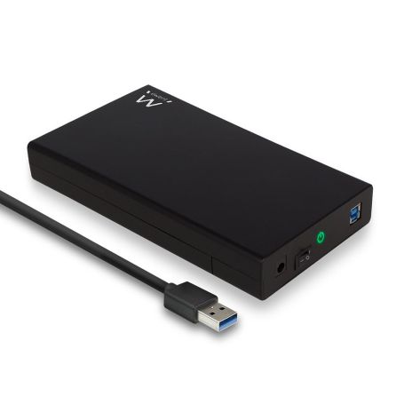 EWENT Caixa Externa para HDD SATA de 3.5'' USB 3.2 de 1ª geração (USB 3.0) com montagem sem parafusos - EW7056