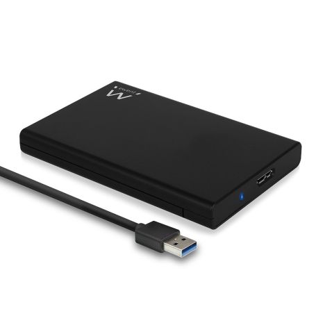 EWENT Caixa Externa para HDD SSD SATA de 2.5'' USB 3.2 de 1ª geração (USB 3.0) com montagem sem parafusos - EW7044