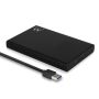 EWENT Caixa Externa para HDD SSD SATA de 2.5'' USB 3.2 de 1ª geração (USB 3.0) com montagem sem parafusos - EW7044