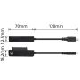 EWENT Cabo adaptador USB-C 3.1 Gen1 para SATA de 2.5'' para SSD HDD - EW7075