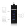 EWENT HUB USB 4 USB 3.1 portas Gen1 (USB 3.0) tipo-C - EW1137