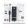 EWENT HUB USB 4 USB 3.1 portas Gen1 (USB 3.0) tipo-C - EW1137