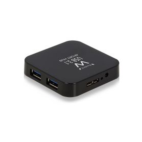 EWENT HUB USB 4 portas 3.1 Gen 1 (USB 3.0) com alimentação - EW1134