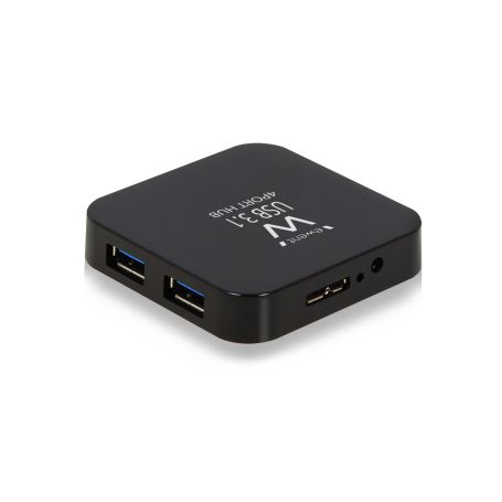 EWENT HUB USB 4 portas 3.1 Gen 1 (USB 3.0) com alimentação - EW1134