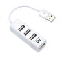 EWENT Mini HUB 2.0 de 4 Portas Branco - EW1122