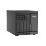 QNAP 6-Bay QuTS hero NAS, built-in 2 M.2 NVMe Gen3 x4 port, SATA 6G, Xeon D-1602 2.5GHz, 8GB ECC RAM, 4 x 2.5GbE, iSCSI