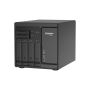 QNAP 6-Bay QuTS hero NAS, built-in 2 M.2 NVMe Gen3 x4 port, SATA 6G, Xeon D-1602 2.5GHz, 8GB ECC RAM, 4 x 2.5GbE, iSCSI